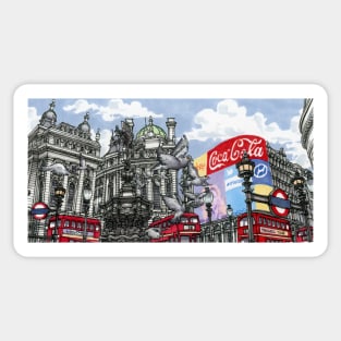 Piccadilly Circus Sticker